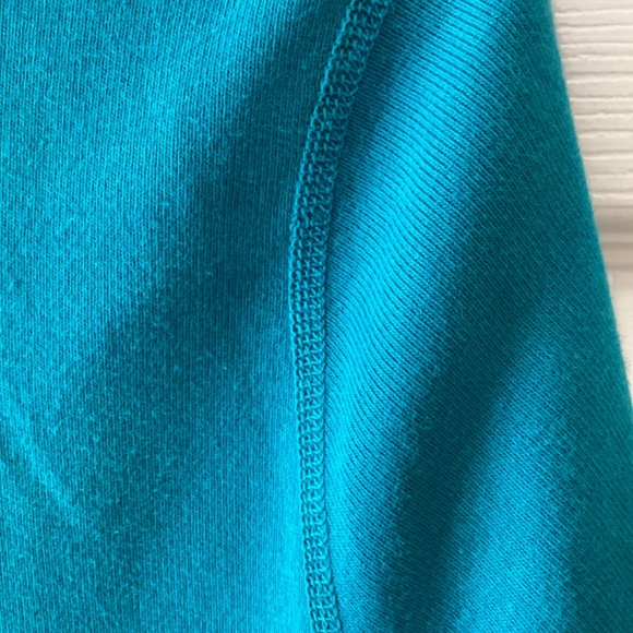 Three Dots Women’s Long Sleeve Teal T Shirt, Size Small, 100 % Cotton - Picture 4 of 5